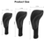3Pcs Long Neck Mesh Golf Club Head Covers Set