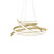 Gold Metal LED Dimmable Smart Enabled Chandelier