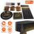 201PCS Black Gold Birthday Party Supplies 