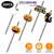 25Pcs Halloween Party Striped Decorative Straws Disposable Drinking Straws Paper