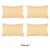 Farmhouse Square and Lumbar Solid Color Throw Pillow Covers Set