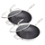 Stainless Steel TriPly Frying Cooking Fry Pan Textu Non Stick Skillet with Glass Lid and Helper Handle