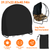 Round Firewood Rack Cover Waterproof Windproof UV Resistant