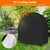 Round Firewood Rack Cover Waterproof Windproof UV Resistant