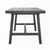 Dark Grey Dining Table With Leg Support