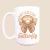 Antisocial butterfly ceramic coffee mug