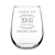 Aged to Perfection 41 Stemless Wine Glass 83rd Birthday Gift