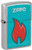 Zippo Flame Logo Design Street Chrome Lighter 