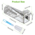 4Pcs Humane Live Mouse Trap Reusable Rat 