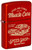 Zippo Retro Muscle Cars Metallic Red Laser Engrave Lighter 