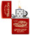 Zippo Retro Muscle Cars Metallic Red Laser Engrave Lighter 