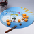 Blue Cat Cutting Board