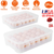 2Pcs Plastic Egg Holder Stackable Egg 