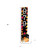 36" Black And Orange Solid Wood Porch Sign