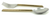 Vibhsa Golden Dinner Forks and Dinner Spoons Set of 12 Pieces (Cut Hammered, Stainless Steel)