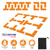 12Pcs Pickle Ball Court Marking Kit 