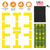 12Pcs Pickle Ball Court Marking Kit 