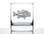 Largemouth Bass Whiskey Rocks Glass - Fishing Gifts