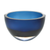 6 Mouth Blown European Made Lead Free Midnight Blue Crystal Bowl