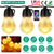 52.5FT Colorful Outdoor String Lights Smart RGB LED Patio Lights