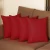 Farmhouse Square and Lumbar Solid Color Throw Pillow Covers Set