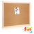 Notice Cork Board Double Sided Bulletin Board 