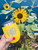 Sunflower Insulated Wine Tumbler - Sunflowers Gifts