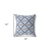 16"x16" Gray Sea Blue Pink Zippered Suede Geometric Throw Pillow