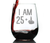 26th Birthday Gifts - 25 Middle Finger Stemless Wine Glass