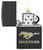 Zippo Ford Mustang Logo Crackle Finish Lighter 