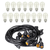 48FT Outdoor String Light Waterproof Patio