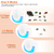 6 Packs Ultrasonic Pest Repellers 
