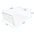 2Pcs Hanging Under Shelf Storage Basket Vertical Wire 