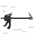 2Pcs Wood Working Bar F Clamp Grip 