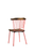 Set of Two Brown And Red Wood Windsor Back Dining Side Chairs