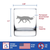 Fox Silhouette Whiskey Rocks Glass - Rustic Cabin Gifts