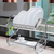 2-Tier Dish Rack Chrome-plated Steel Kitchen Drying 