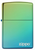 Zippo Classic High Polish Teal Zippo Logo Base Model Lighter 