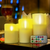 3Pcs Flameless Candles Votive Candles 