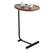 C-shaped Brown Side Table