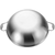 Stainless Steel Double Handle Wok Frying Fry Pan Skillet with Lid