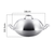 Stainless Steel Double Handle Wok Frying Fry Pan Skillet with Lid