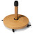 Light Brown Market Umbrella Steel In Ground Adjustable Umbrella Base With Wheels