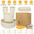 48Pcs Wheat Dinnerware Set 