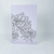 Lilac Inked Flowers Style 2 Handmade Saddle Bound A5 ish sized Notebook