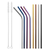 10Pcs 8.5in Stainless Steel Drinking Straws Reusable Metal Drinking Straws 