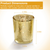 24Pcs Gold Votive Tealights Candle 