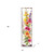36" White Yellow Pink Green And Purple Solid Wood Watercolor Floral Porch Sign