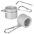 2Pcs Aluminum Alloy Flag Pole Rings