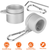 2Pcs Aluminum Alloy Flag Pole Rings